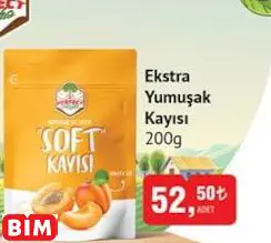 EKSTRA YUMUŞAK KAYISI EKSTRA YUMUŞAK KAYISI